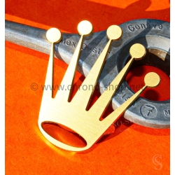 ROLEX RARE ACCESSOIRE MINI LOGO COURONNE OR LAITON 43 x 22mm