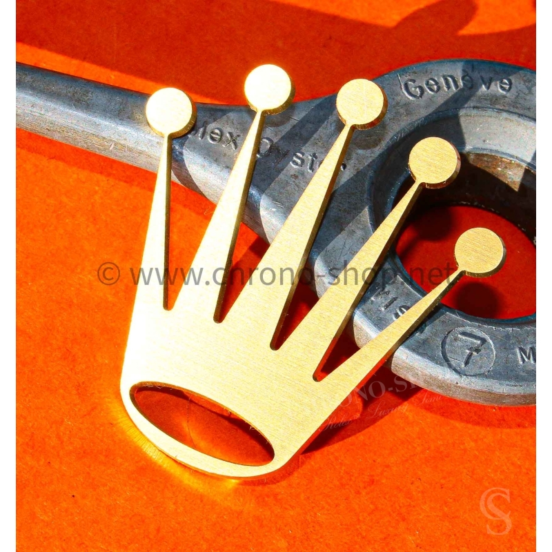 Top vintage rolex alloys crown Store Vintage 80s Rolex display Crown Logo icons Collection 43 x 22mm