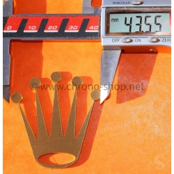 Top vintage rolex alloys crown Store Vintage 80s Rolex display Crown Logo icons Collection 43 x 22mm