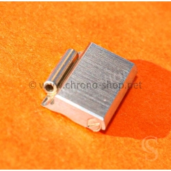 Cartier Santos Godron Original maillon lien de bracelet acier 13mm ref 11/91 neuf de stock montre vintage Cartier