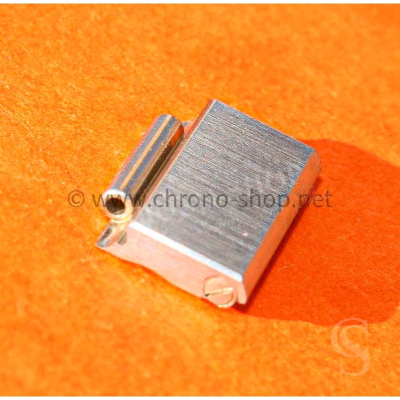 Cartier Santos Godron Original maillon lien de bracelet acier 13mm ref 11/91 neuf de stock montre vintage Cartier