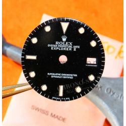 Rolex Vintage Explorer 16550 circa 1989 Glossy Black Oyster Perpetual Date Explorer 2 watch tritium Dial cal 3085