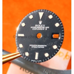 Rolex Vintage Explorer 16550 circa 1989 Glossy Black Oyster Perpetual Date Explorer 2 watch tritium Dial cal 3085