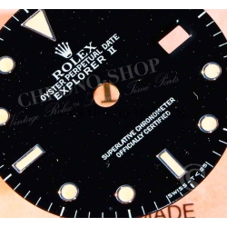 Rolex Vintage Explorer 16550 circa 1989 Glossy Black Oyster Perpetual Date Explorer 2 watch tritium Dial cal 3085