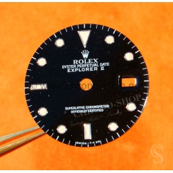 Rolex Vintage Explorer 16550 circa 1989 Glossy Black Oyster Perpetual Date Explorer 2 watch tritium Dial cal 3085