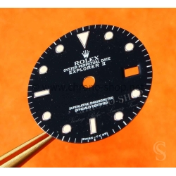 Rolex Vintage Explorer 16550 circa 1989 Glossy Black Oyster Perpetual Date Explorer 2 watch tritium Dial cal 3085