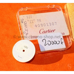 Cartier Genuine Must de Cartier 21 White Mat color Ref 40901307 Ladies watches used DIAL Ø18mm for restore,repair