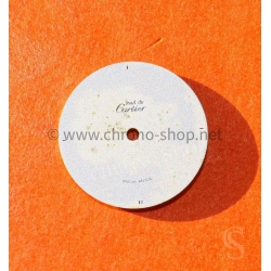 Cartier Genuine Must de Cartier 21 White Mat color Ref 40901307 Ladies watches used DIAL Ø18mm for restore,repair