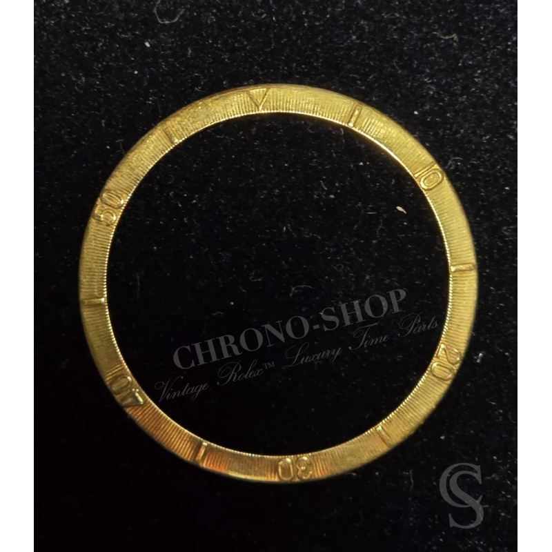 Rolex 6200 Turn O Graph Genuine yellow gold bezel graduated disc numbers embossed