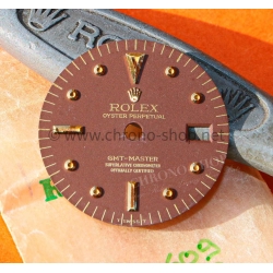 Rolex Cadran vintage Gmt Master Marron Mat Tritium Gmt master 1675/3,1675/8 Nipple dial Mk 3 Cal 1575