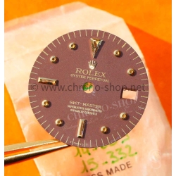 Rolex Cadran vintage Gmt Master Marron Mat Tritium Gmt master 1675/3,1675/8 Nipple dial Mk 3 Cal 1575
