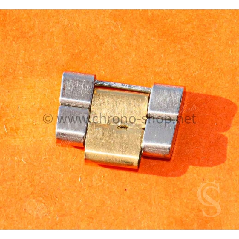 ROLEX TUDOR 1x FOLDED 7835 TUTONE LINK YELLOW GOLD STEEL 16mm BRACELET 7835/19 LINK VINTAGE WATCHES