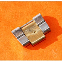 ROLEX VINTAGE 70's MAILLON PLIÉ BITON 16mm ref 7835-19 OR ACIER ROLEX TUDOR BRACELETS VINTAGE 19,17mm