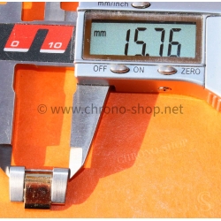 ROLEX VINTAGE 70's MAILLON PLIÉ BITON 16mm ref 7835-19 OR ACIER ROLEX TUDOR BRACELETS VINTAGE 19,17mm