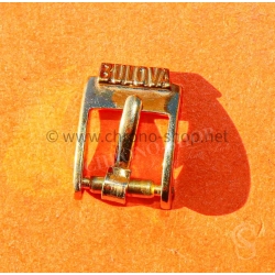 BULOVA 10/8mm 10K Gold Filled Buckle Tang Vintage Ladies Watch leather Strap Part