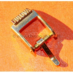 BULOVA 10/8mm 10K Gold Filled Buckle Tang Vintage Ladies Watch leather Strap Part