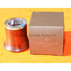 Patek Philippe Rare loupe Maple wood unused green wooden novelty eyeglasses lens magnifying glass Box
