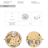 ETA 251 265 Mouvement suisse swiss Made 251.265 numérique-analogique chronographe calibre quartz montres