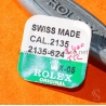 Rolex 2135-624 pièce de montres Dames Rolex Roue de Quantième calibre automatique 2135 ref 2135-624