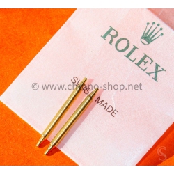 Rolex Original 18k yellow gold 19mm Oyster Perpetual 1508,15008,6263,6240 Spring Bar 23-9282 Price for set