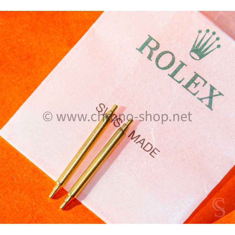 Rolex Original 18k yellow gold 19mm Oyster Perpetual 1508,15008,6263,6240 Spring Bar 23-9282 Price for set