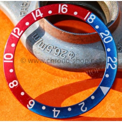 ROLEX FAT FONT 70'S SUPERBE INSERT PEPSI RED BACK PATINE FADED GRADUE 24H MONTRES VINTAGES GMT MASTER 1675,6542