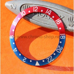 ROLEX FAT FONT 70'S SUPERBE INSERT PEPSI RED BACK PATINE FADED GRADUE 24H MONTRES VINTAGES GMT MASTER 1675,6542