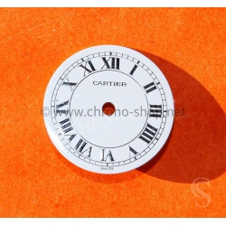 Cartier Vintage Santos Ronde Porcelain White romans numeral watch dial part Genuine ref 20370312 620
