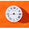 Cartier Vintage Santos Ronde Porcelain White romans numeral watch dial part Genuine ref 20370312 620