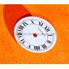 Cartier Vintage Santos Ronde Porcelain White romans numeral watch dial part Genuine ref 20370312 620