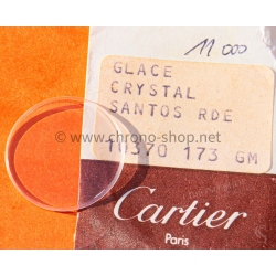 Cartier Santos Ronde Original rounded sapphire crystal glass 24mm Genuine Crystal 103070 173