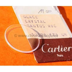 Cartier Santos Ronde Original rounded sapphire crystal glass 24mm Genuine Crystal 103070 173