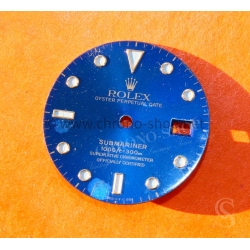 ROLEX CADRAN BLEU AU TRITIUM MONTRES SUBMARINER DATE OR ACIER 16803,16808,16613,16618 calibres 3035, 3135