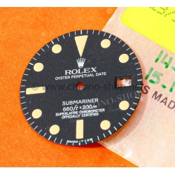 Rolex 1680 Cadran Mark III original montres vintage Submariner Date 1680 Mk 3 tritium patine crème calibre 1570