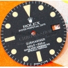 Rolex 1680 Cadran Mark III original montres vintage Submariner Date 1680 Mk 3 tritium patine crème calibre 1570