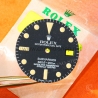 Rolex 1680 Cadran Mark III original montres vintage Submariner Date 1680 Mk 3 tritium patine crème calibre 1570
