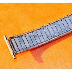 Gay Frères Vintage 60s Bracelet Rally extensible en plaqué or rose 22-17mm montres vintage