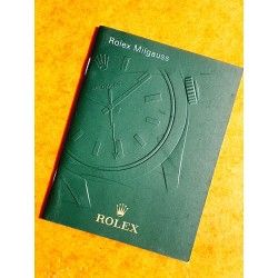 Rolex MILGAUSS 116400, 116400GV Booklet italian 2016, advertising, green manual Ref. 605.35