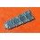RARE PARTIE BRACELET EXTENSIBLE MAILLONS RIVETS ROLEX DAYTONA 19mm  6263, 6262, 6240, 6265, 6239, VERSION USA CI