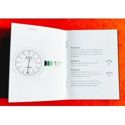 Rolex MILGAUSS 116400, 116400GV Booklet italian 2016, advertising, green manual Ref. 605.35