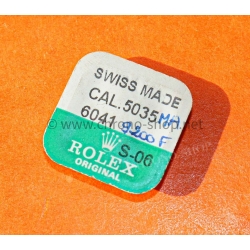 Rolex Montres Oysterquartz 17000,17013,17000B Ancre 6041 calibres 5035,5055 ref 5035-6041 fourniture horlogère