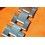 RARE PARTIE BRACELET EXTENSIBLE MAILLONS RIVETS ROLEX DAYTONA 19mm  6263, 6262, 6240, 6265, 6239, VERSION USA CI