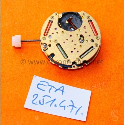 Mouvement ETA 251 471 Swiss Made 251.471 fonctions chronographe calibre quartz montres