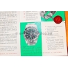 ROLEX GMT MASTER 6542 COLLECTIBLE VINTAGE 1959 ANTIQUE ENGLISH BROCHURE BOOKLET LIBRETTO GMT 6542 BAKELITE