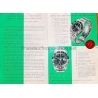 ROLEX GMT MASTER 6542 COLLECTIBLE VINTAGE 1959 ANTIQUE ENGLISH BROCHURE BOOKLET LIBRETTO GMT 6542 BAKELITE