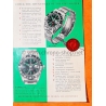 ROLEX GMT MASTER 6542 COLLECTIBLE VINTAGE 1959 ANTIQUE ENGLISH BROCHURE BOOKLET LIBRETTO GMT 6542 BAKELITE
