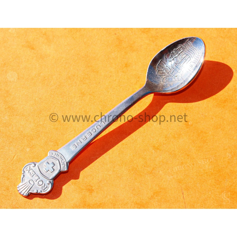 Rolex Steel Spoon Lucerne Rare Vintage Goodie Bucherer of Switzerland Collectible