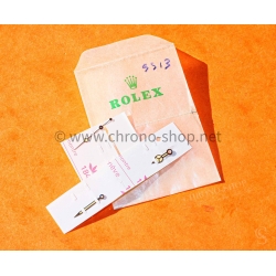 Rolex 5513 Vintage Genuine ROLEX Cream yellow patina Tritium Handset 5512,5513 Submariner Cal. 1520,1530