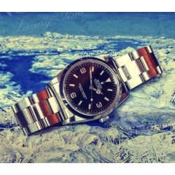 ROLEX EXPLORER 14270 CADRAN ORIGINAL TRITIUM MONTRES OYSTER EXPLORER 14270 CAL 3000