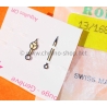 Rolex Rare 80's Watch part tritium minuts hours hand yellow cream patina Submariner Date 16800,168000 calibre 3035